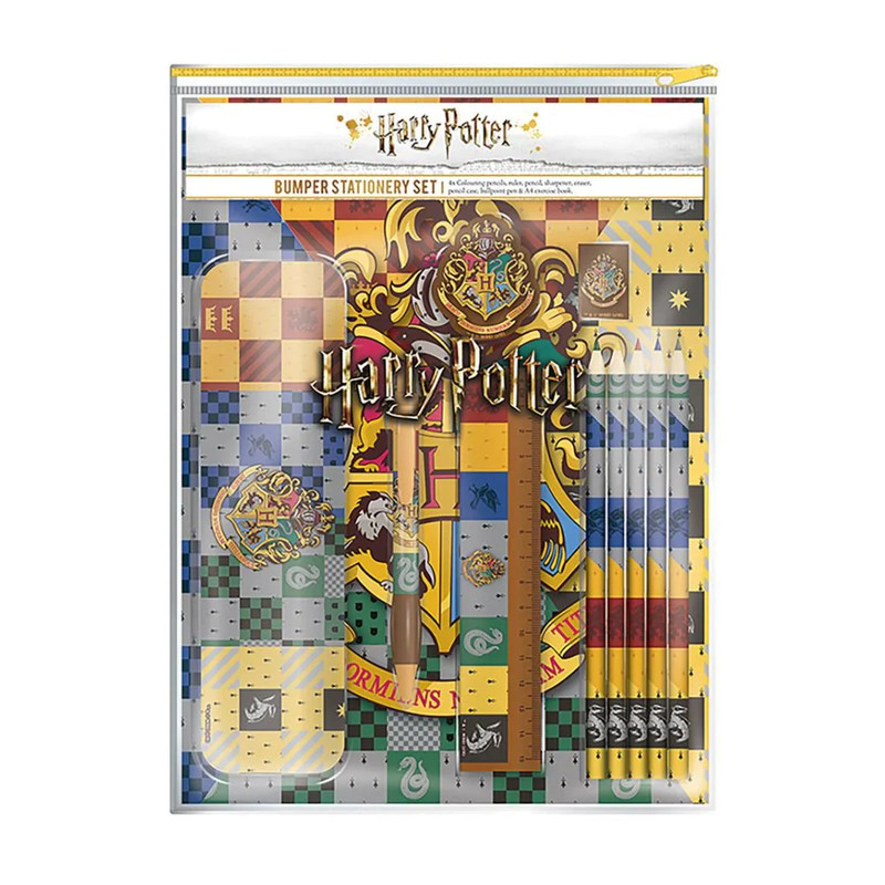 Harry Potter - House Crests Bumper Stationery Set - أدوات مدرسية